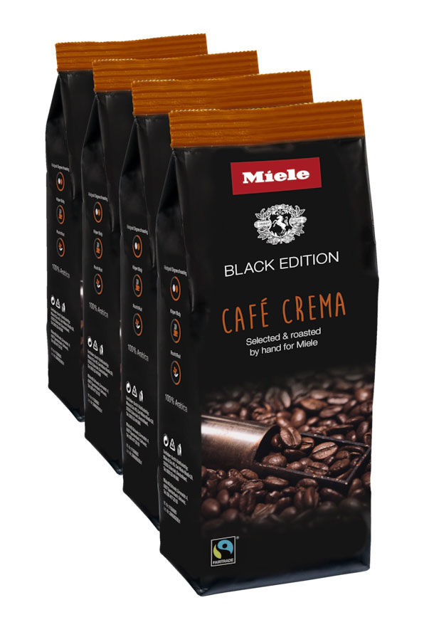 Кофе натуральный обжаренный в зернах Cafe Crema 4 x 250 г Miele купить в Ставрополе | Всегда в наличии! | Артикул 12837490 | Официальный сайт