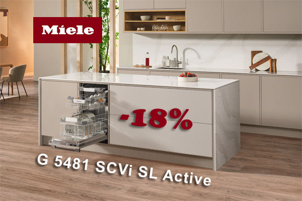 Скидка 18 % на посудомоечную машину G 5481 SCVi SL Active