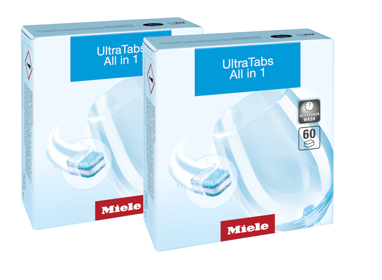 Комплект таблеток для мытья посуды в ПММ UltraTabs All in 1 (120) шт. Miele купить в Ставрополе | Всегда в наличии! | Артикул 11346990 | Официальный сайт