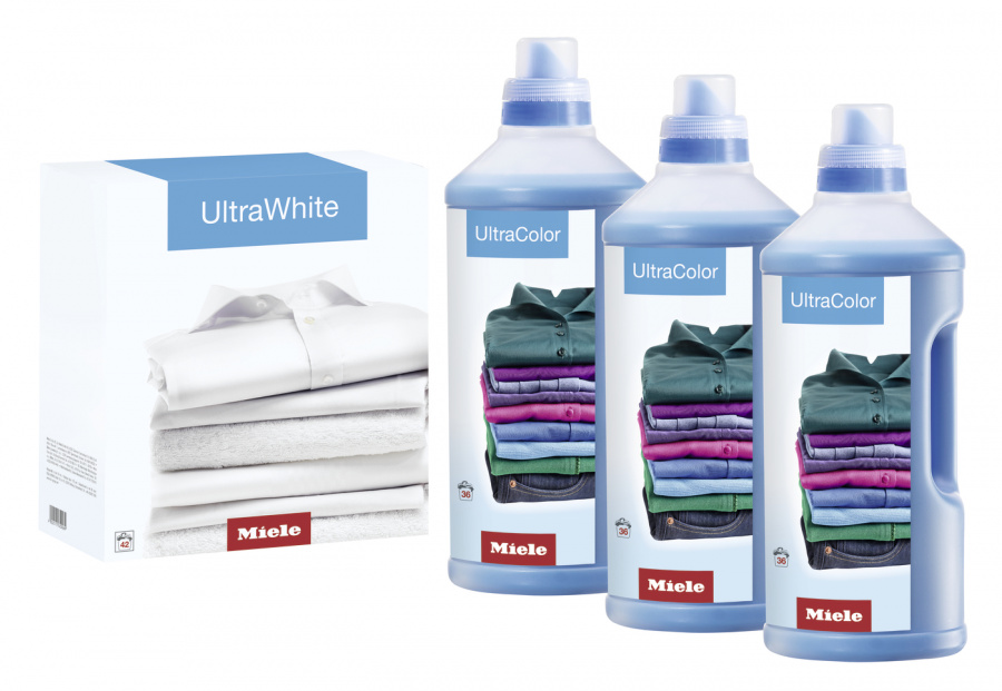 Набор моющих средств для стиральных машин 3хUltraColor + 1хUltraWhite Miele купить в Ставрополе | Всегда в наличии! | Артикул 11347740 | Официальный сайт