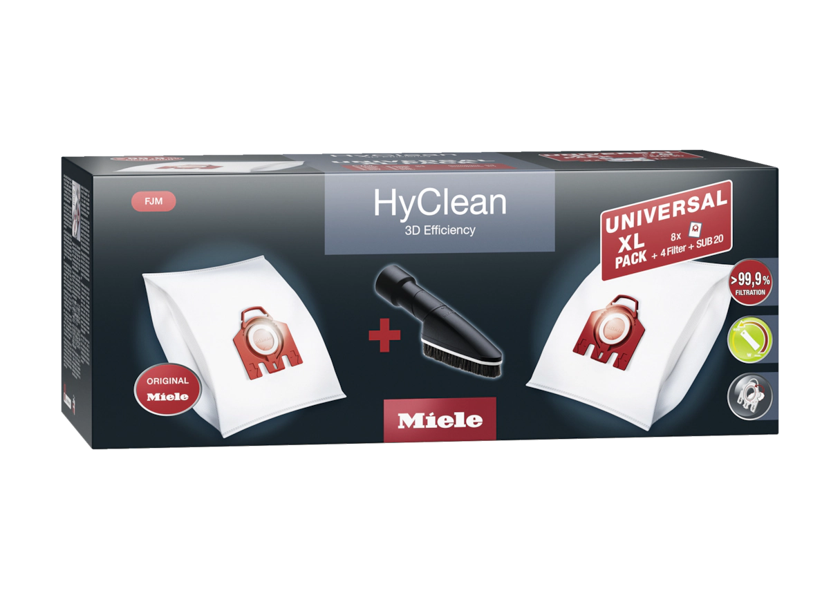 Комплект мешков-пылесборников Universal XL pack HyClean 3D FJM Miele купить в Ставрополе | Всегда в наличии! | Артикул 11476580 | Официальный сайт