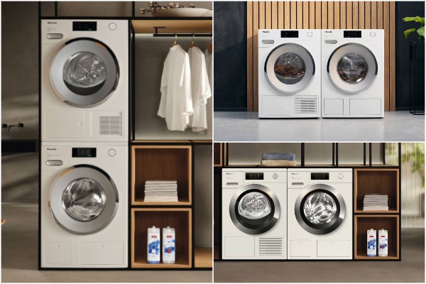 Варианты установки стиральной и сушильной машин Miele Варианты установки стиральной и сушильной машин Miele